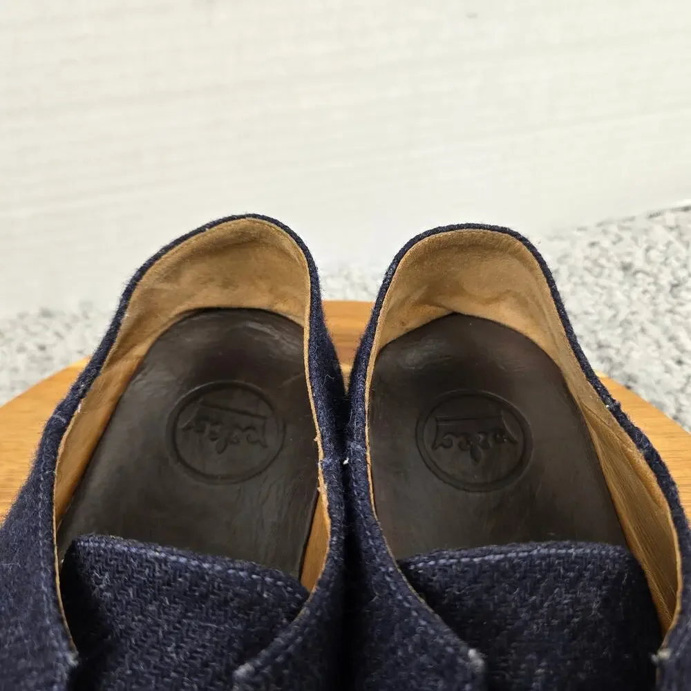 Peter Millar Mens 11 Mountainside Shetland Navy Wool Casual Lifestyle Slip On